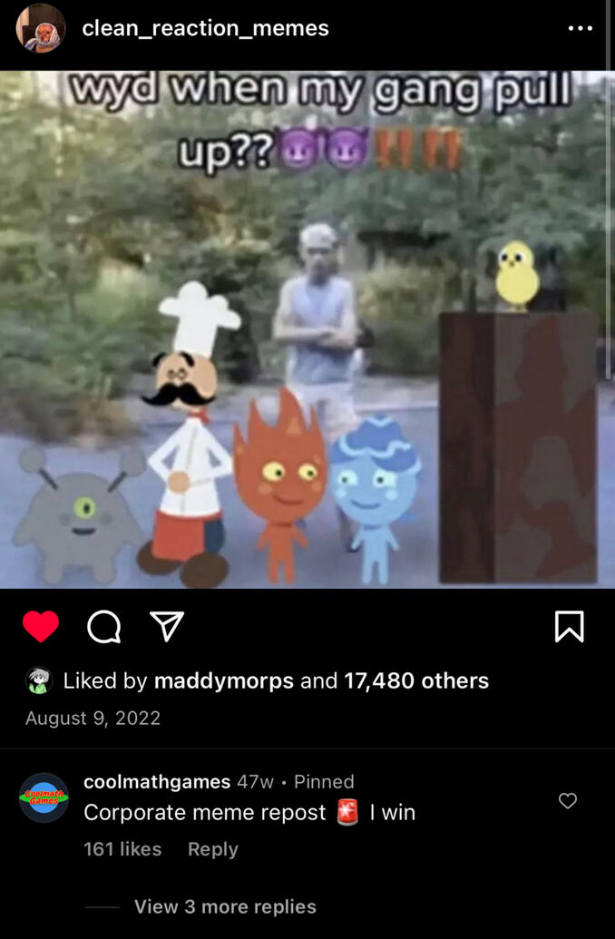 Reposted to @cleanreactionmemes - account with 152K followers